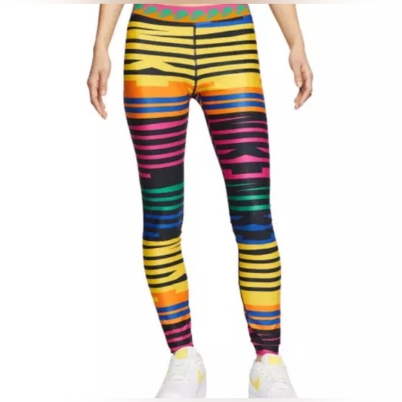 Nike NSW Printed Leggings XS Multicolor - Picture 1 of 4
